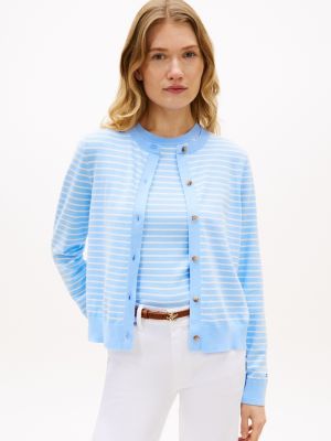 Sueter Tommy Hilfiger Feminino De Malha Com Gola Redonda