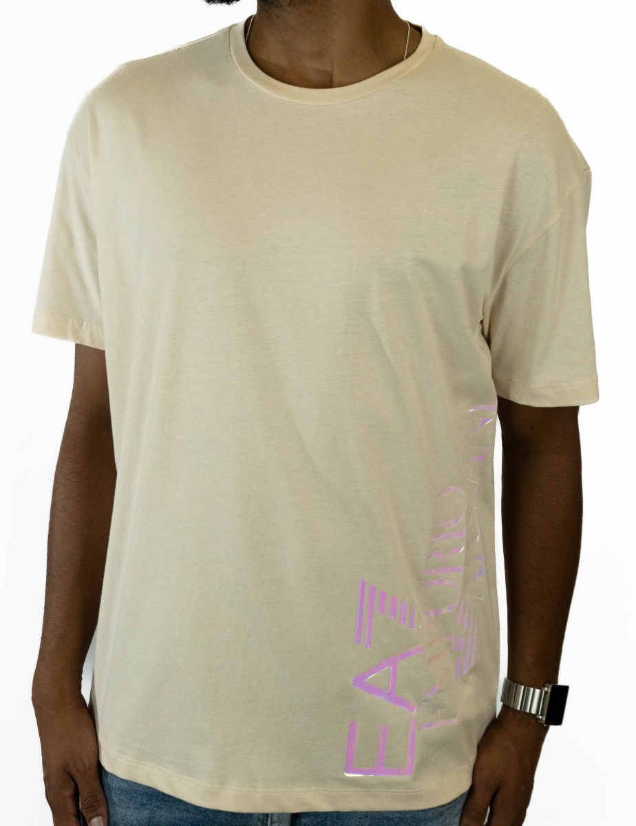 Camiseta Ea7 Emporio Armani Logo refletivo holográfico