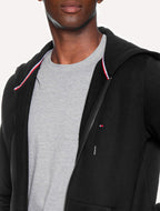 Moletom Tommy Hilfiger Flag Logo Zip-Through Hoody