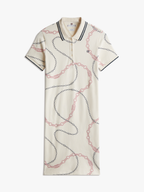 Vestido Tommy Hilfiger  Asia Fit Com Estampa De Dorrente