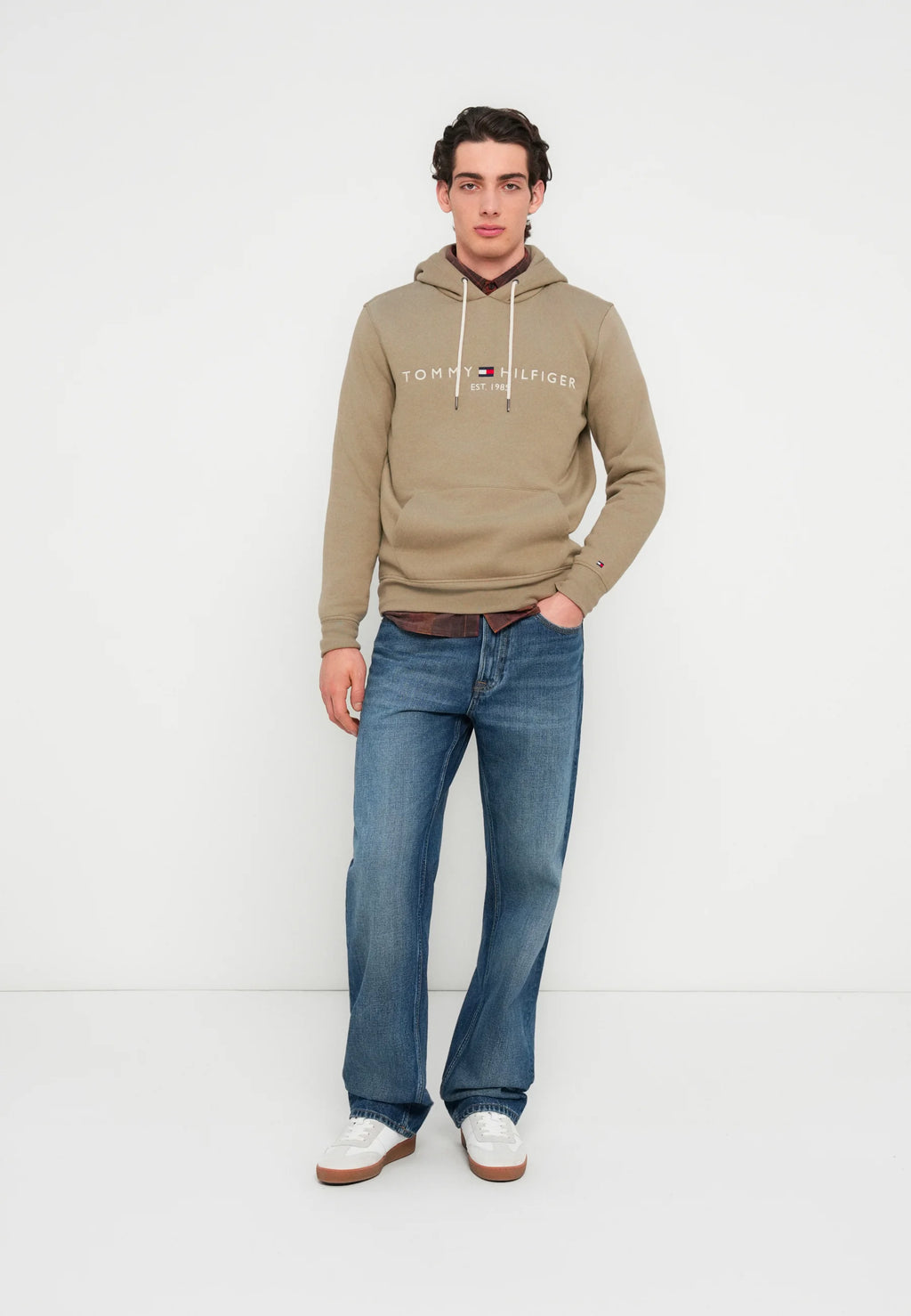 Blusa de Moletom Tommy Hilfiger Logo Hoody