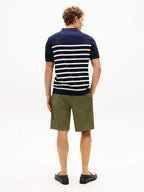 Polo Tommy Hilfiger De Malha Fina Com Corte Regular