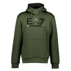 Blusa Moletom EA7 Emporio Armani Logo Emborrachado