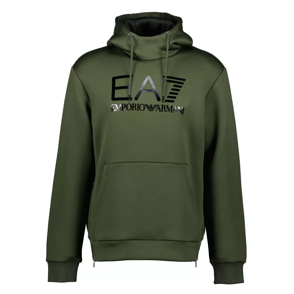 Blusa Moletom EA7 Emporio Armani Logo Emborrachado