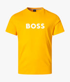 Camiseta Boss Logotipo Frontal - Amarelo
