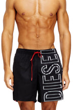Bermuda Diesel Com Estampa de Logotipo Oversized