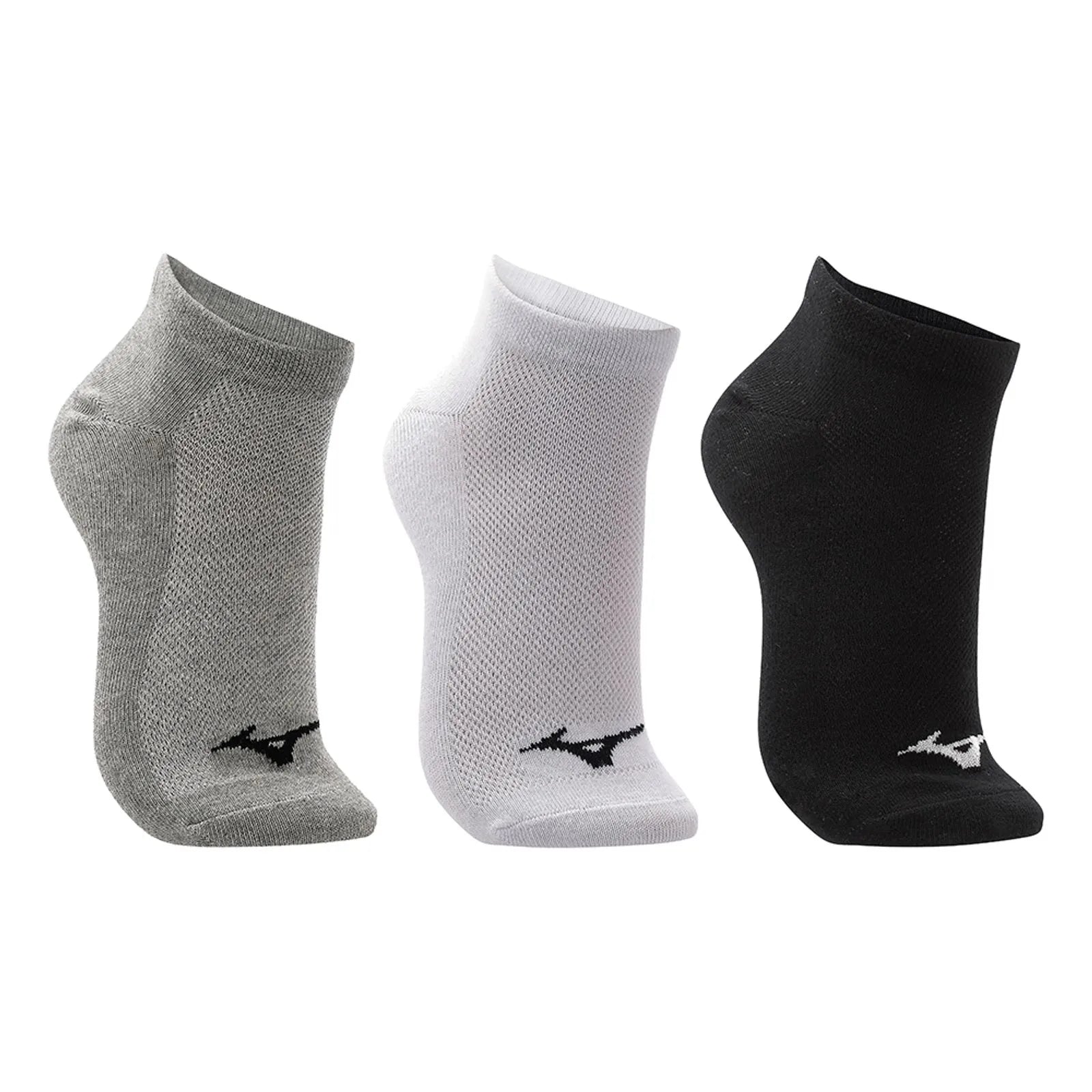 Meia Sem Cano Mizuno Basic Tam Pacote Com 3 Pares