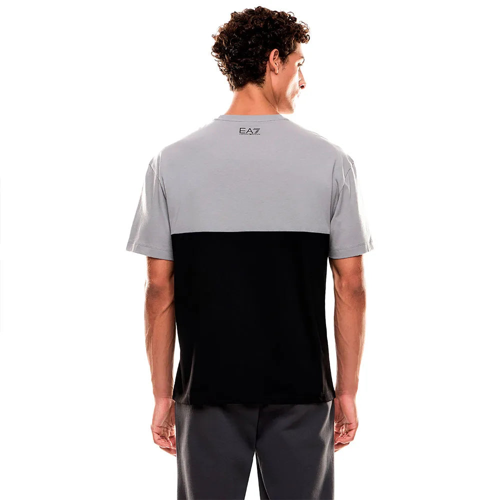 Camiseta EA7 Sleeve Three Color Blocks Emporio Armani