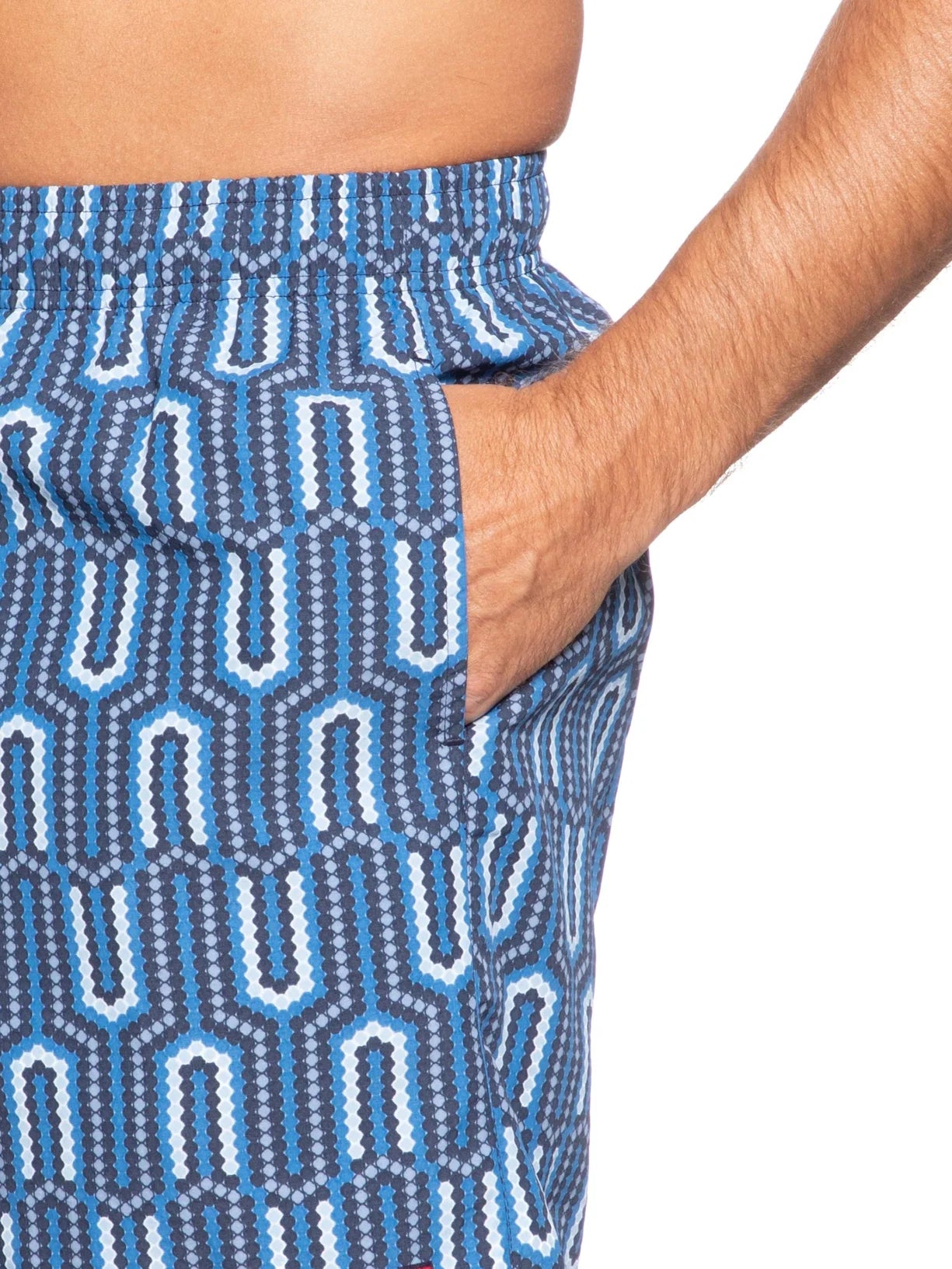 Tommy Hilfiger Short Masculino De Praia Estampado