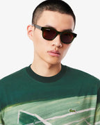 Camiseta com Estampa de Tênis, Ajuste Clássico