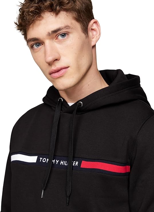 Moletom com Capuz Tommy Hilfiger Letreiro