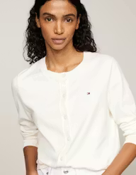 Sueter Tommy Hilfiger Feminino De Malha Com Gola Redonda
