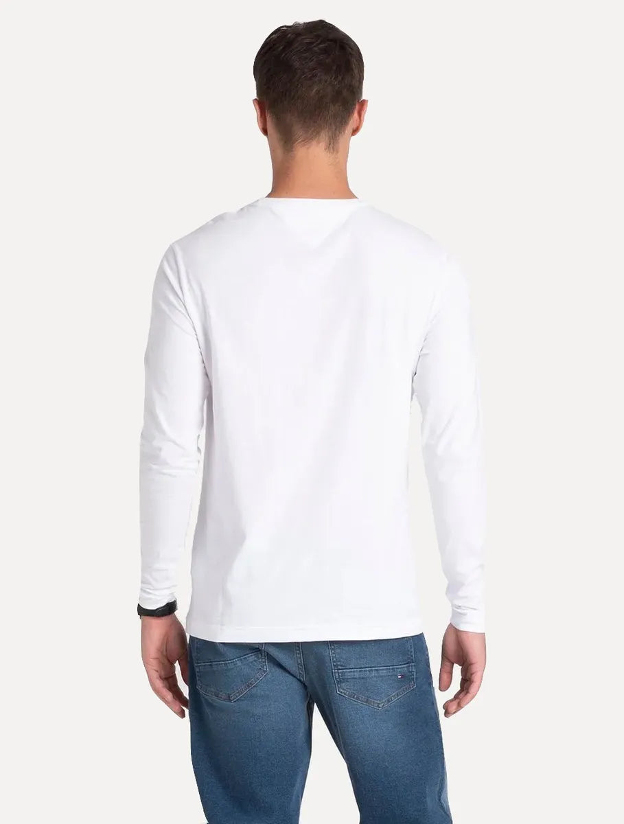 Camiseta Manga Longa Tommy Hilfiger Clássica