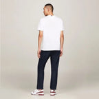 Camiseta Tommy Hilfiger Logo Cursivo Bordado