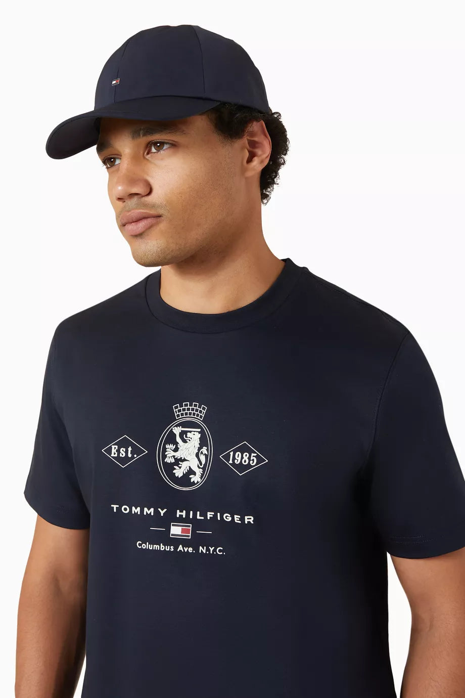 Boné Tommy Hilfiger Sport Emblema Bandeira Ferro