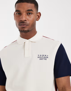 Polo Tommy Hilfiger Color Block De Corte Regular