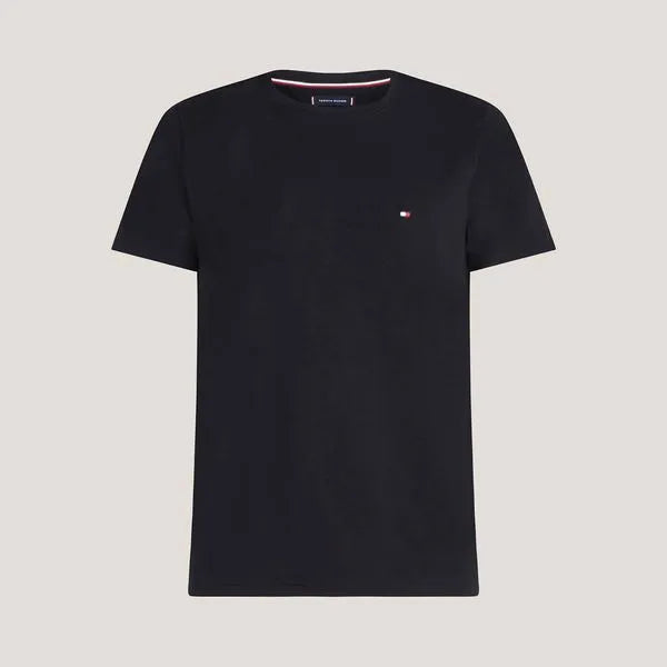 Camiseta Tommy Hilfiger Clássica Preta- Regular