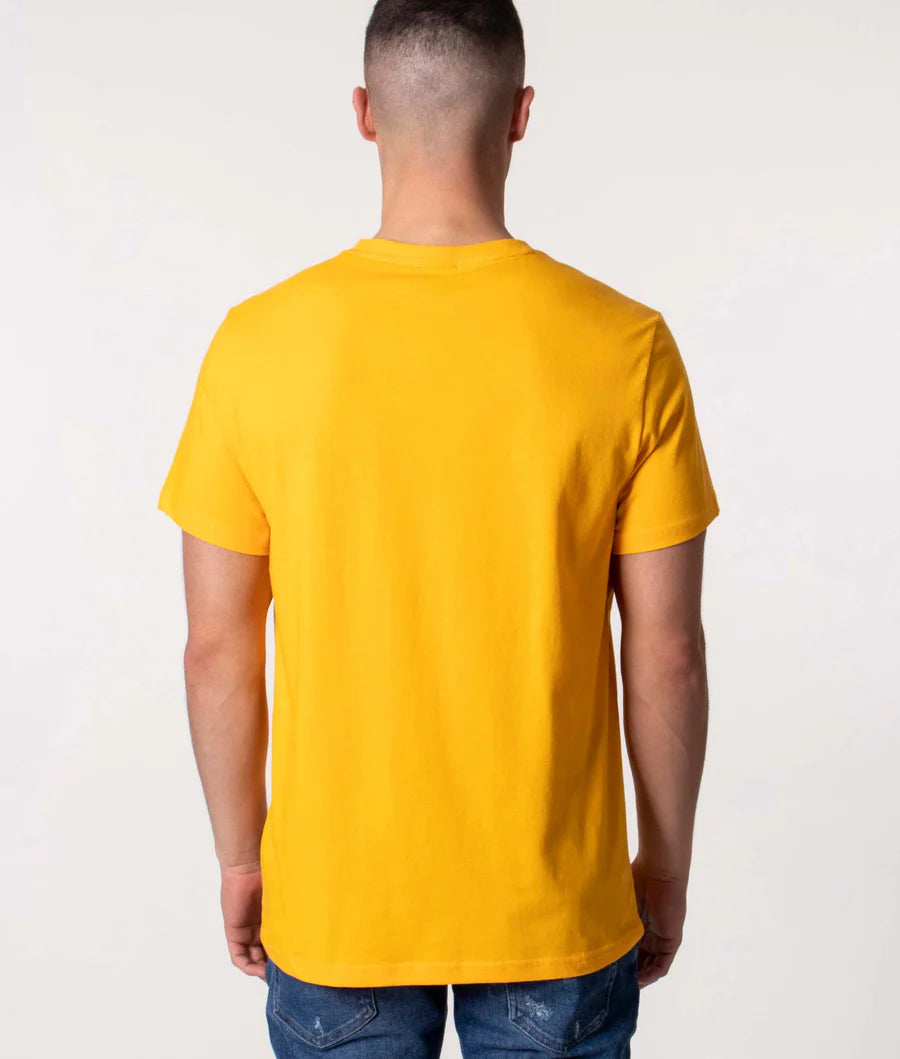 Camiseta Boss Logotipo Frontal - Amarelo