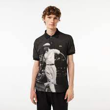Polo Lacoste René Lacoste estampada