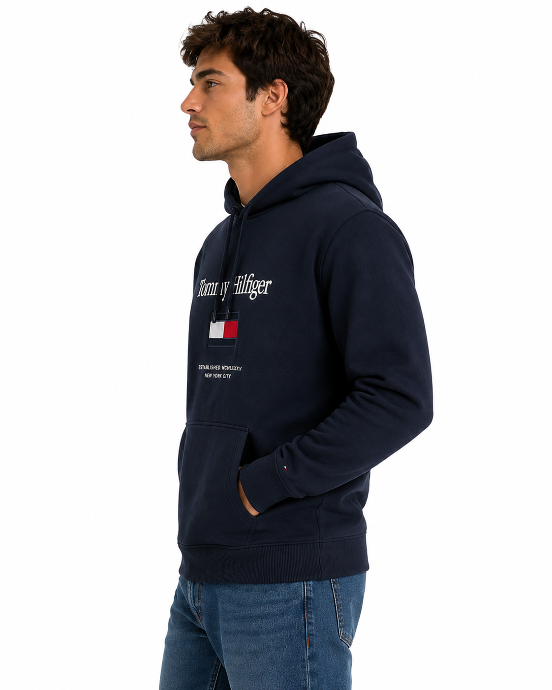 Blusa de Moletom Tommy Hilfiger Bandeira