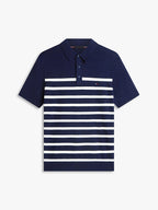 Polo Tommy Hilfiger De Malha Fina Com Corte Regular