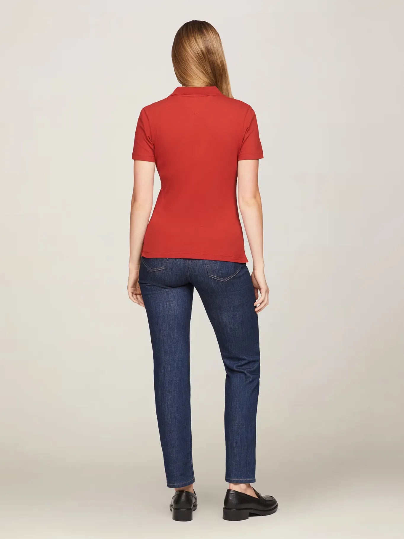 Polo Tommy Hifilger Universitária Slim Fit Crest