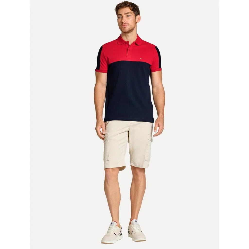Polo Color Block Peito Regular Fit Tommy Hilfiger