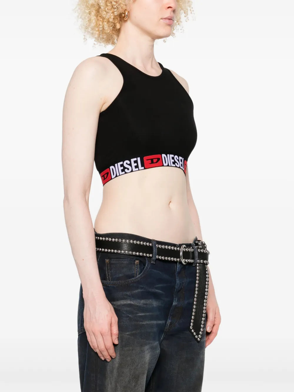 Cropped Com Faixa de Logo Diesel
