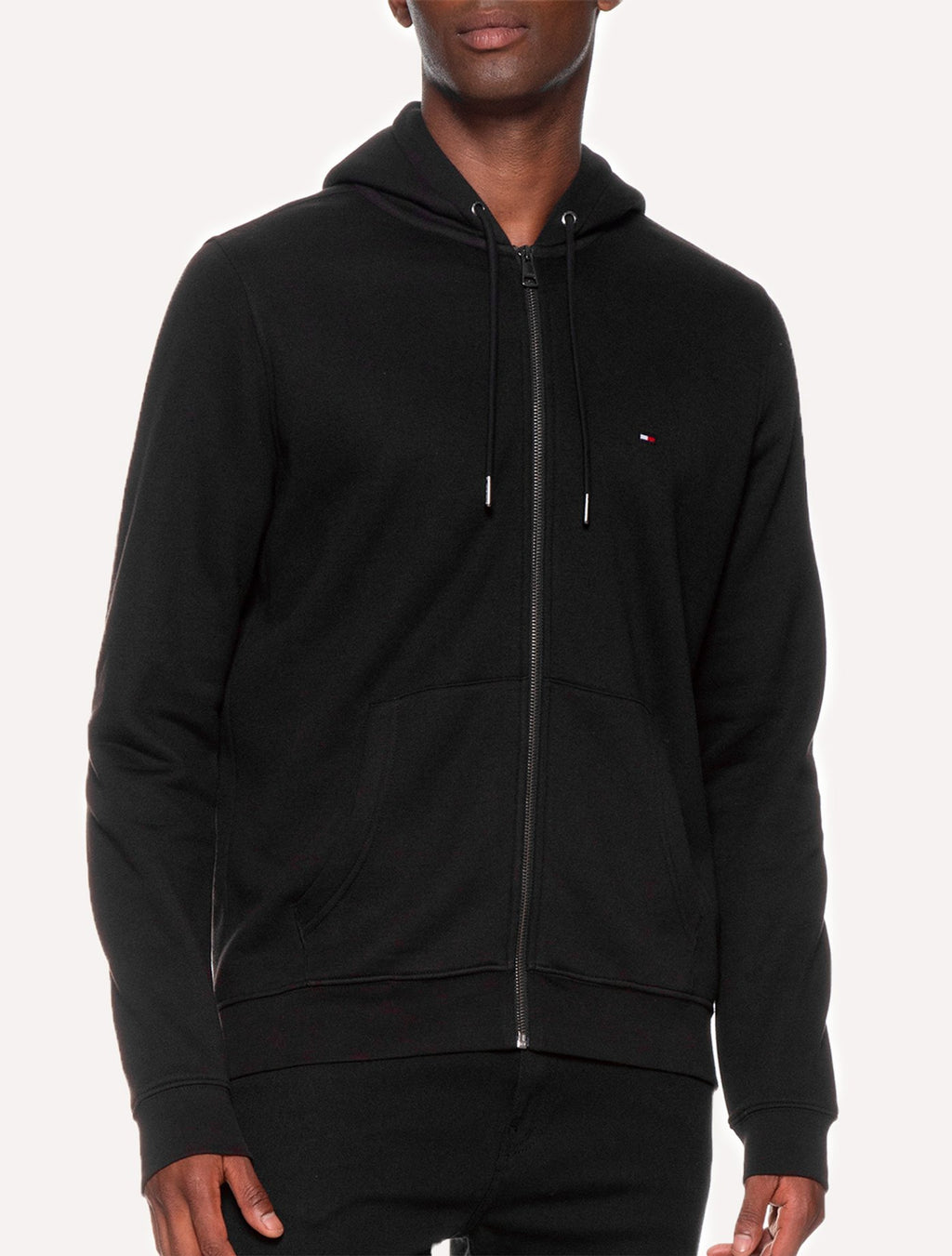 Moletom Tommy Hilfiger Flag Logo Zip-Through Hoody