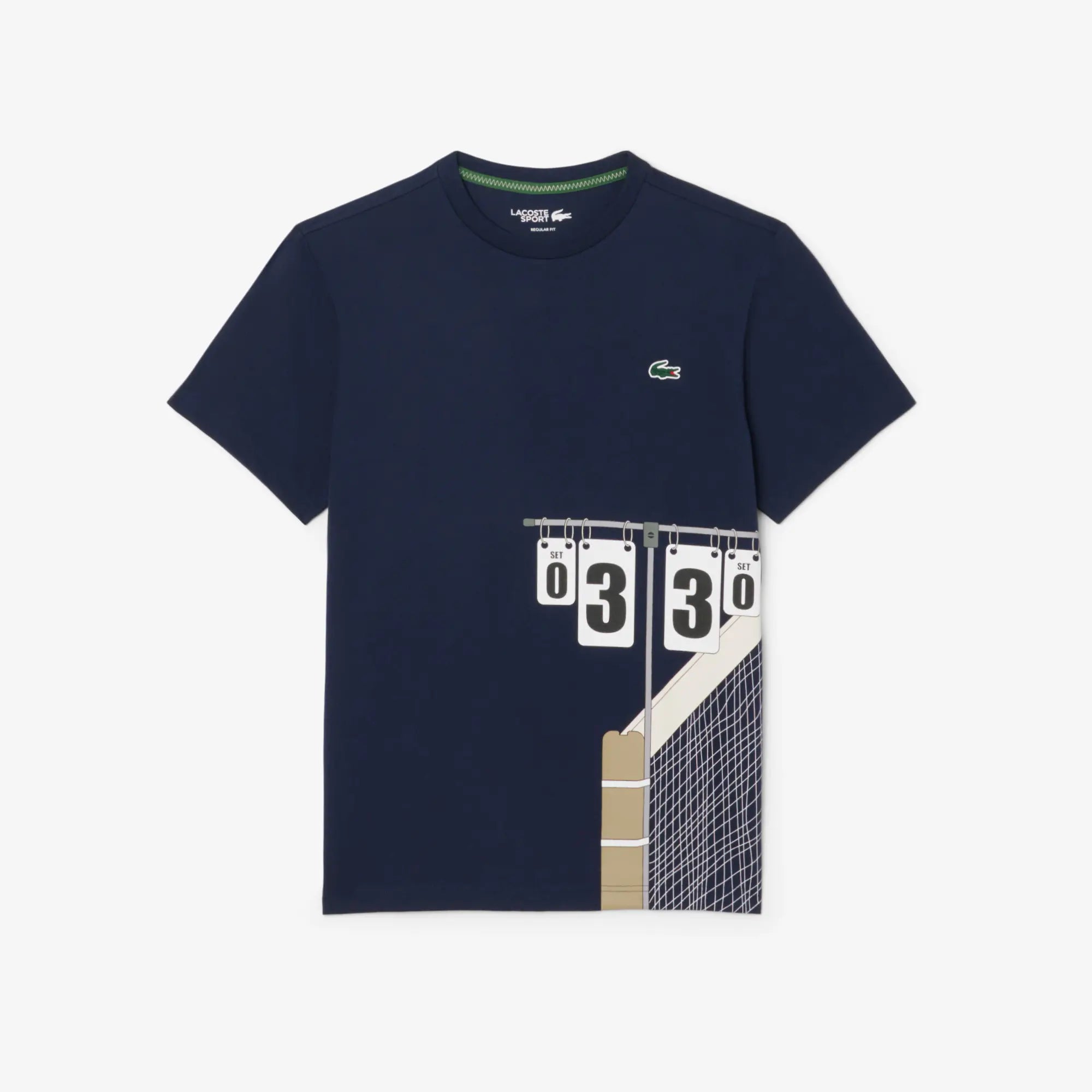 Camiseta Tênis Ultra Dry Graphic Sport Regular Fit Lacoste