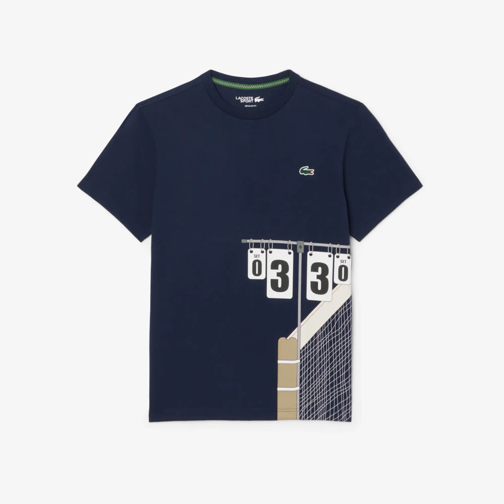 Camiseta Tênis Ultra Dry Graphic Sport Regular Fit Lacoste