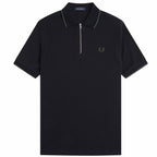 Polo Textured Zip Neck Regular Fit Fred Perry