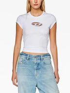 Diesel Camiseta T-Angie Com Recorte Vazado