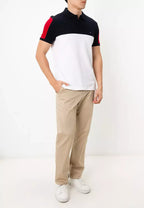 Polo Color Block Peito Regular Fit Tommy Hilfiger
