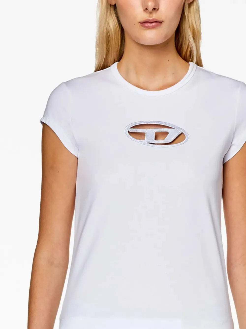 Diesel Camiseta T-Angie Com Recorte Vazado