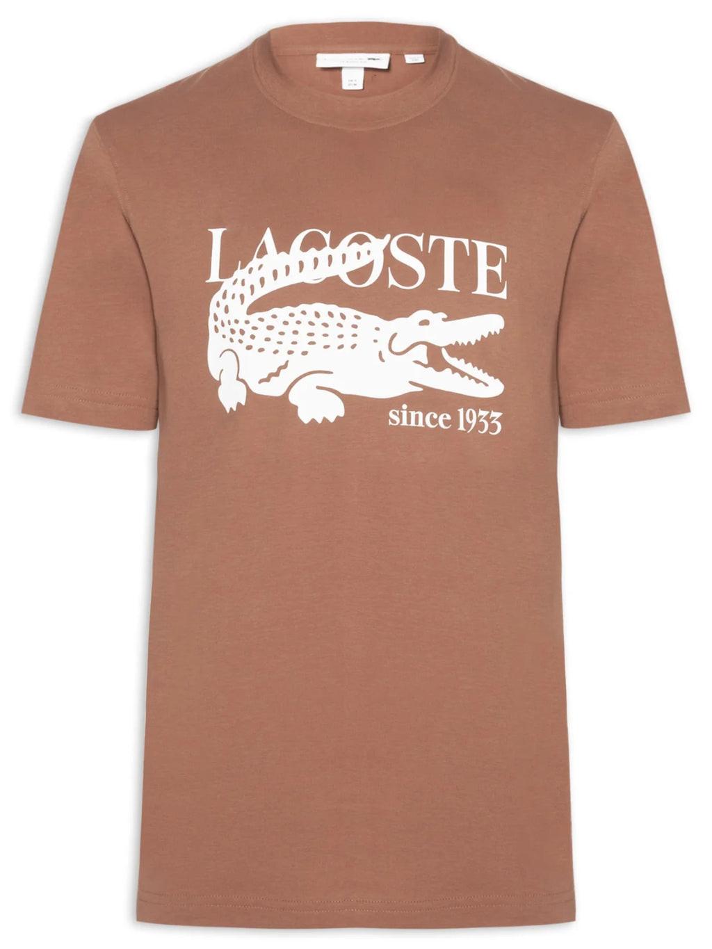 Camiseta Masculina Classic Fit Midweight Marrom Lacoste