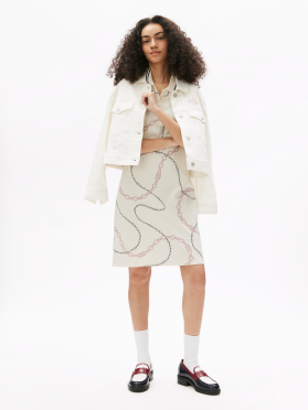 Vestido Tommy Hilfiger  Asia Fit Com Estampa De Dorrente