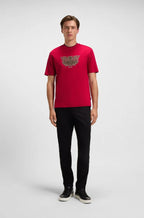 Camiseta Boss X Creation Of The Gods Com Bordado Taotie