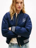Jaqueta Tommy Hilfiger Bordado TH Feminino