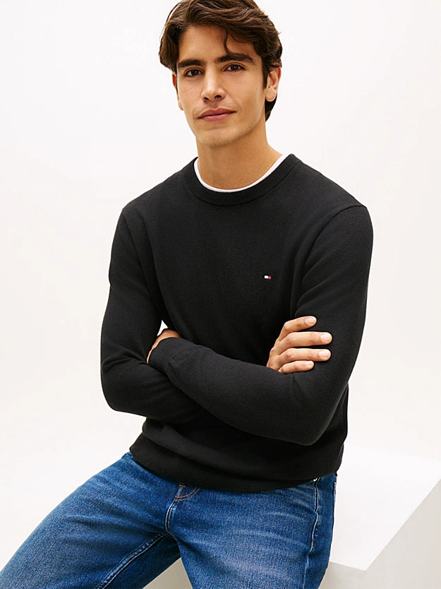 Suéter Tommy Hilfiger de gola redonda com cashmere