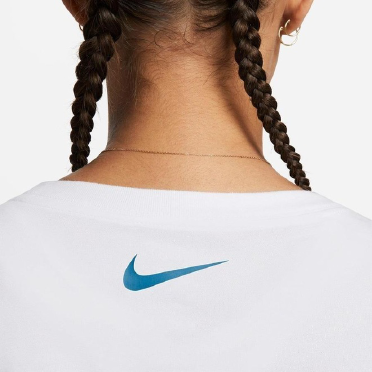 Camiseta NikeCourt Dri-FIT Slam- Feminina branca