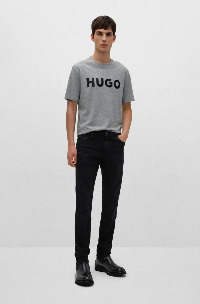 Camiseta Hugo de Algodão Regular Fit Com Logo