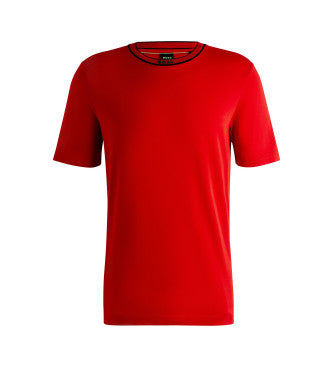 Camiseta Boss Com Logotipo na Gola