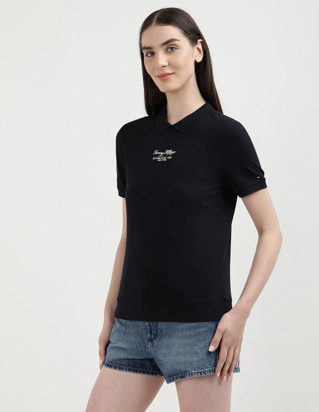Polo Tommy Hilfiger Com Logo e Modelagem Regular