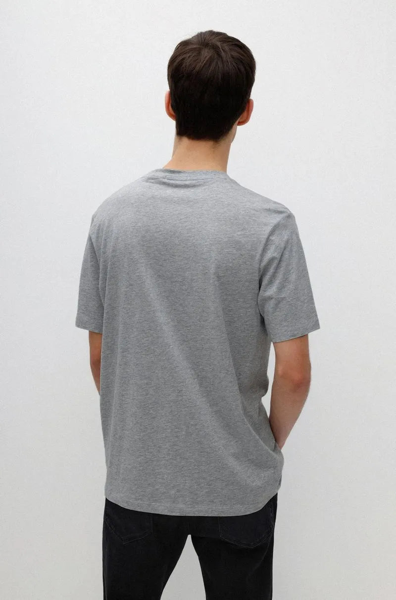 Camiseta Hugo de Algodão Regular Fit Com Logo