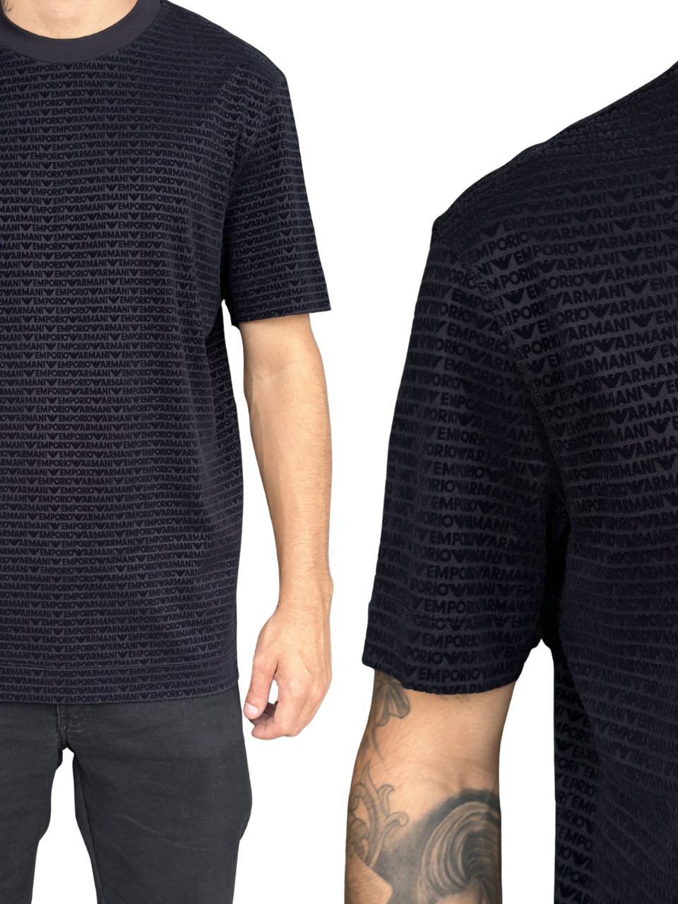 Camiseta Emporio Armani Detalhada