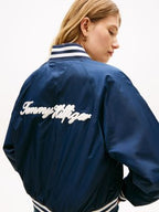 Jaqueta Tommy Hilfiger Bordado TH Feminino