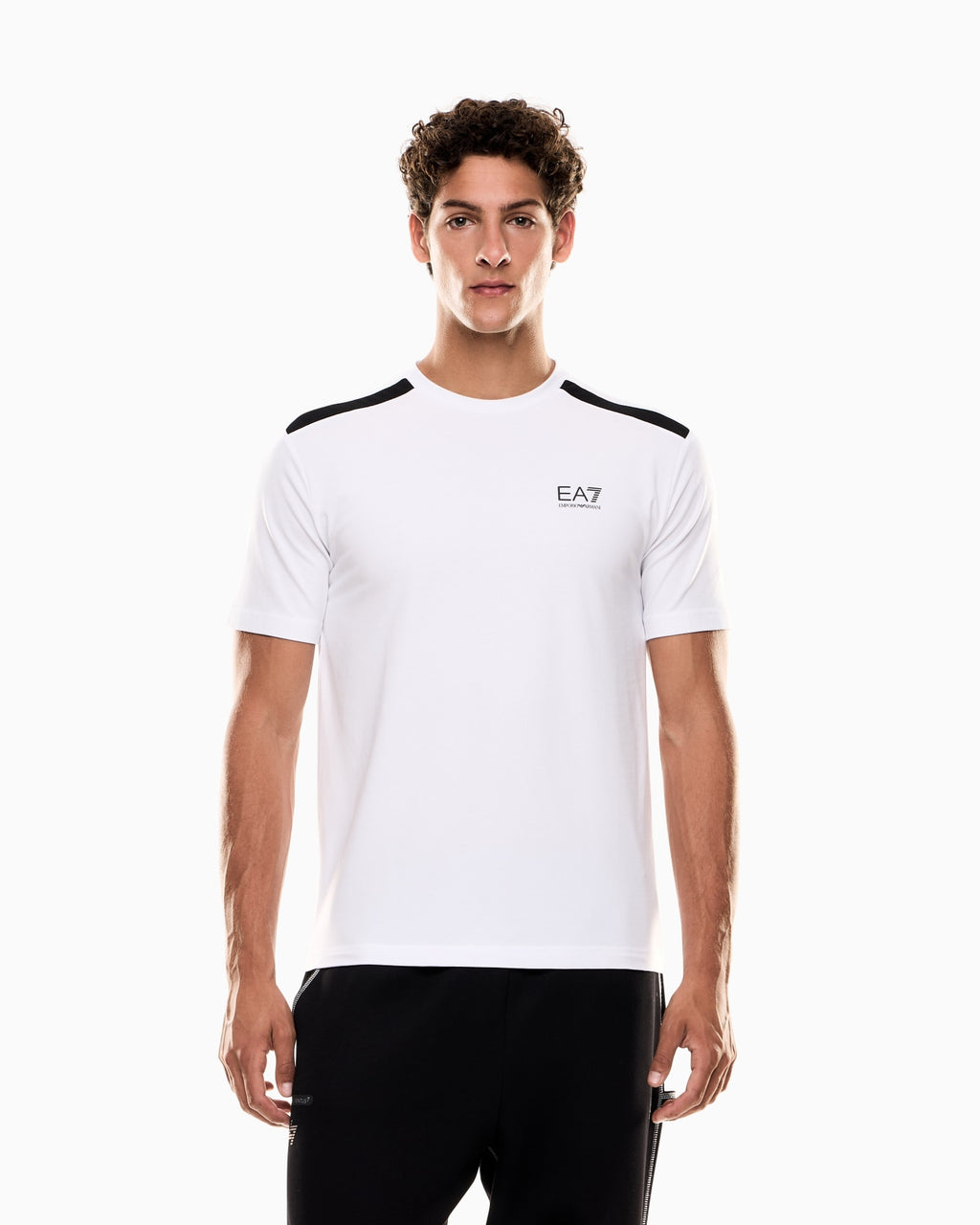 Camiseta Natural Ventus 7 Regular Fit Emporio Armani