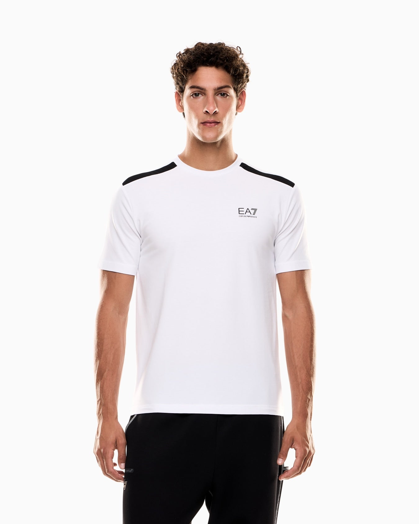 Camiseta Natural Ventus 7 Regular Fit Emporio Armani