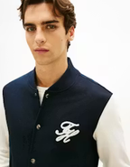 Jaqueta Bomber Colourblock Script